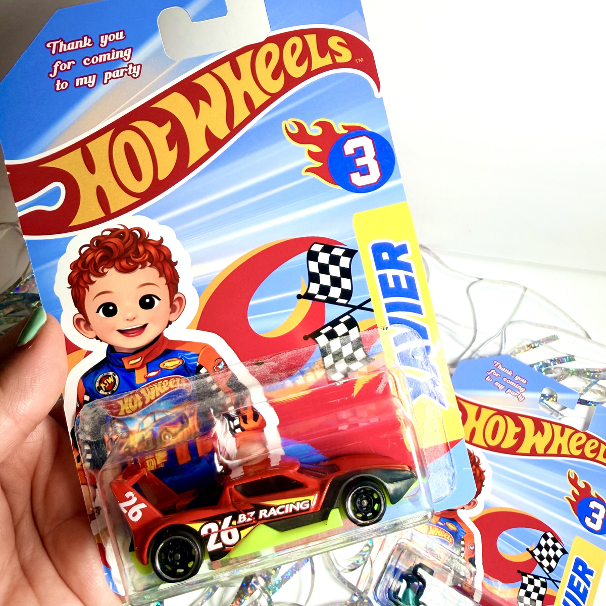 Personalized Hot Wheels Car