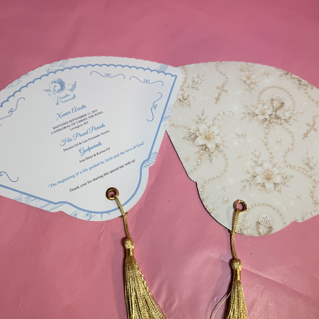 Personalized Party Fan