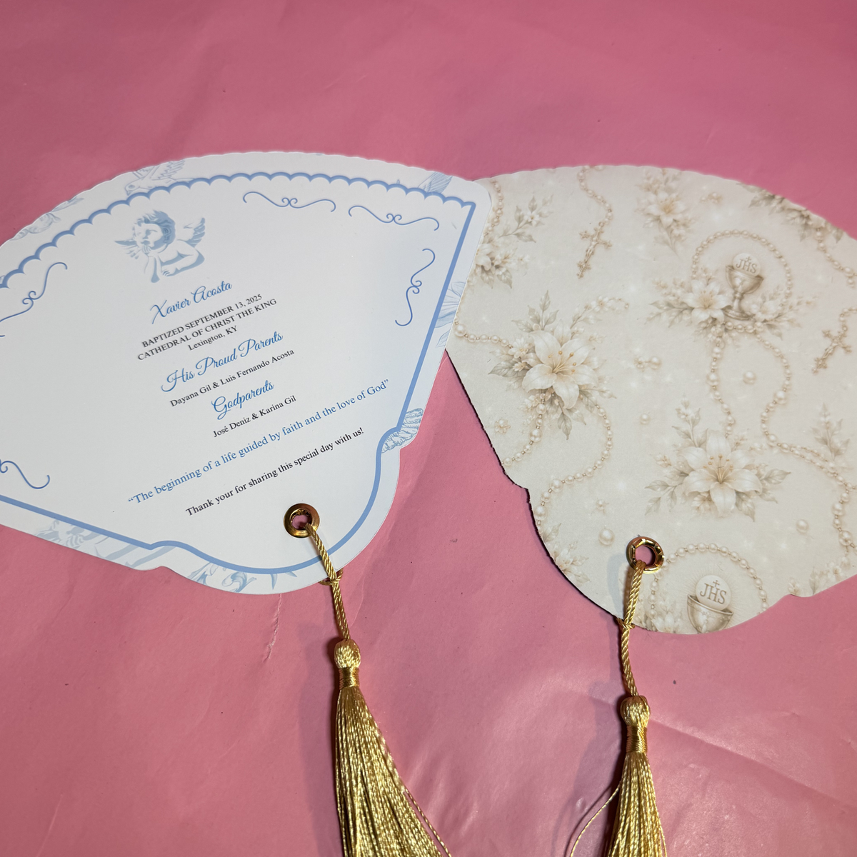 Personalized Party Fan