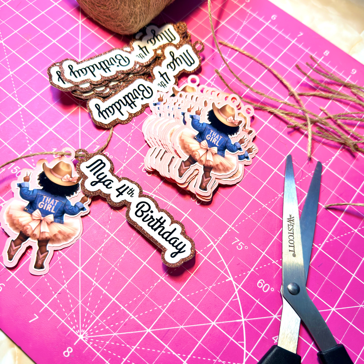 Personalized Party Favor Tags
