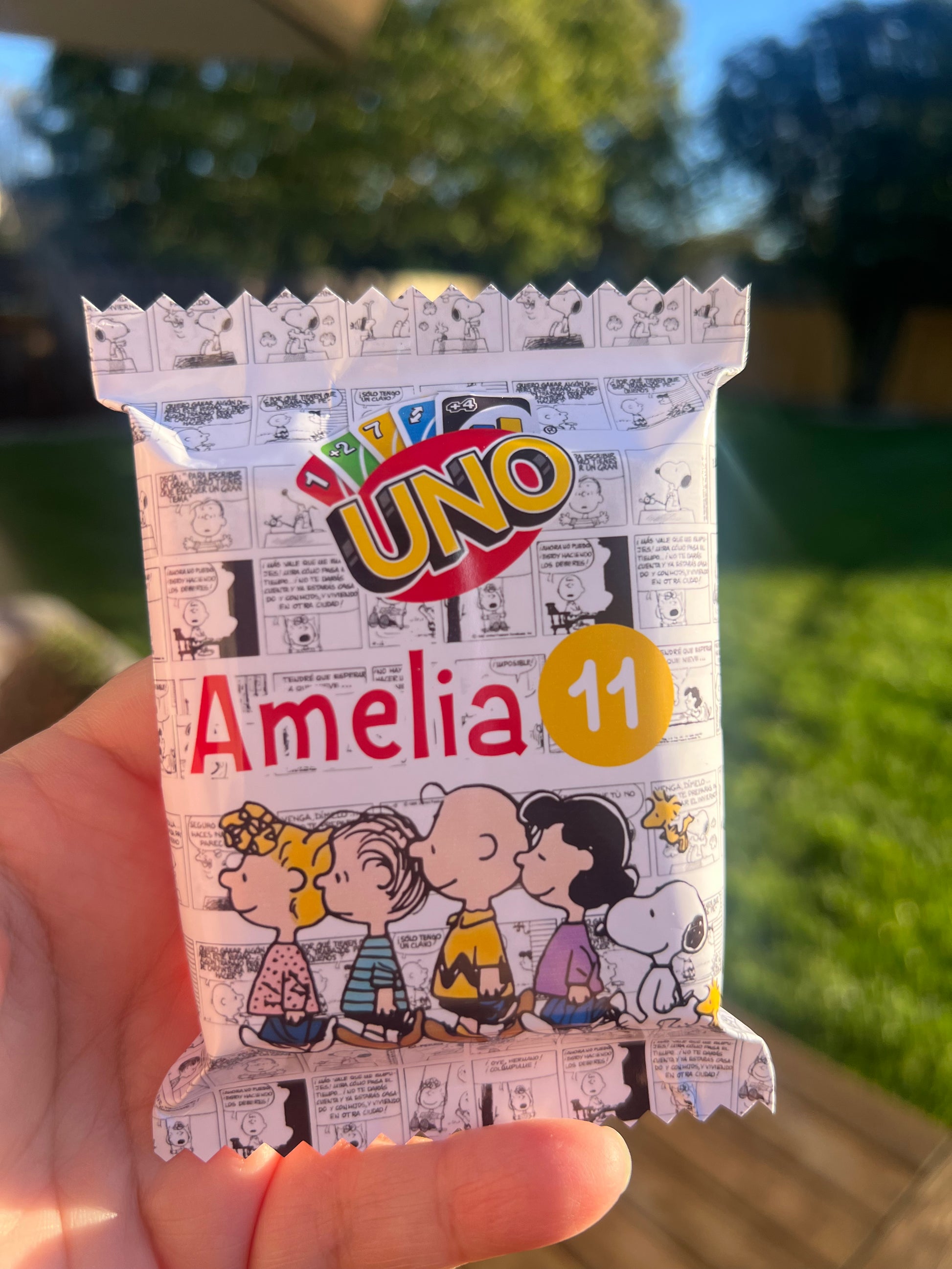 Personalized Mini UNO Cards – Custom Party Favor Game Set