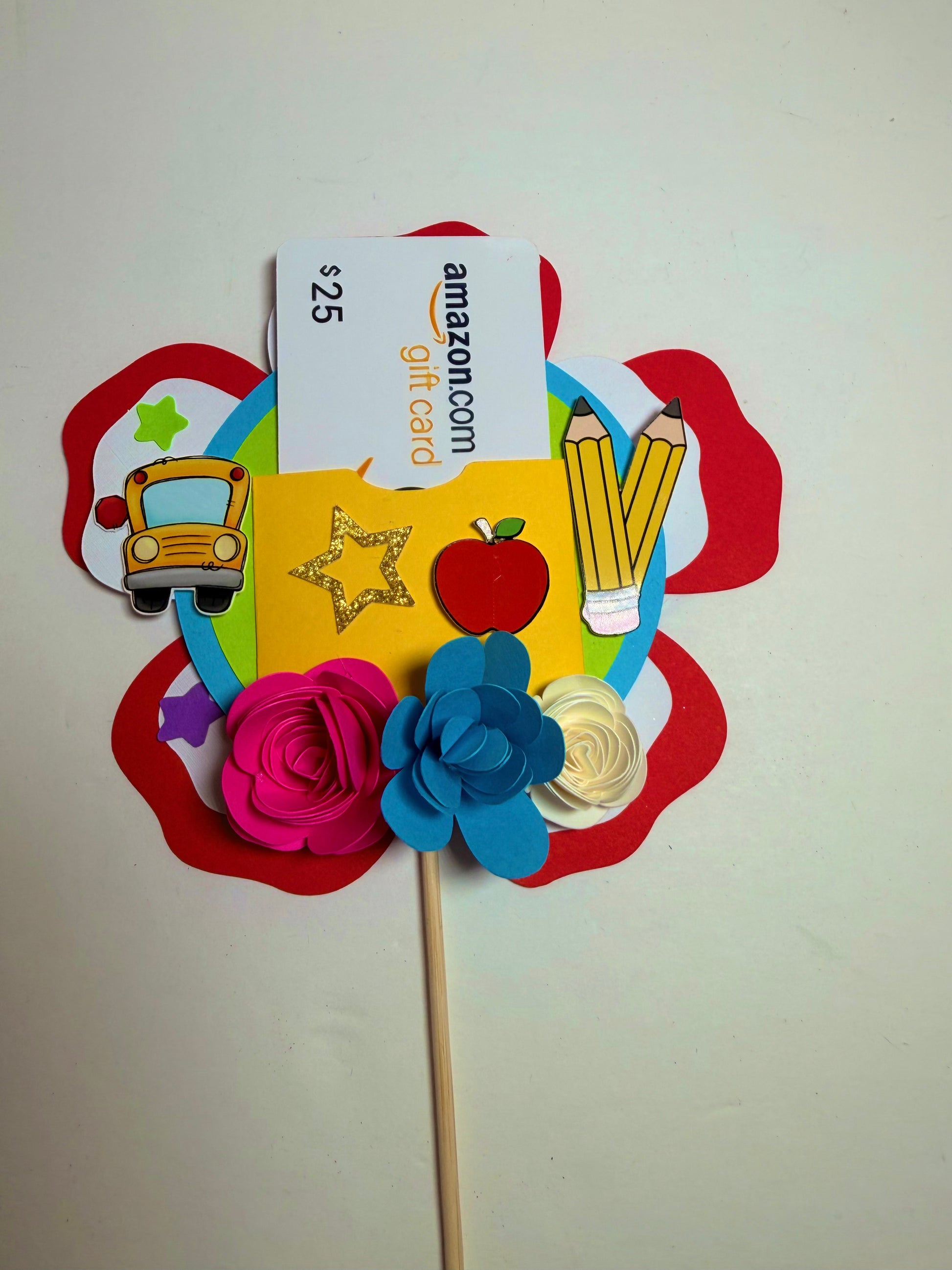 Teacher Appreciation Gift Bag with Paper Flowers