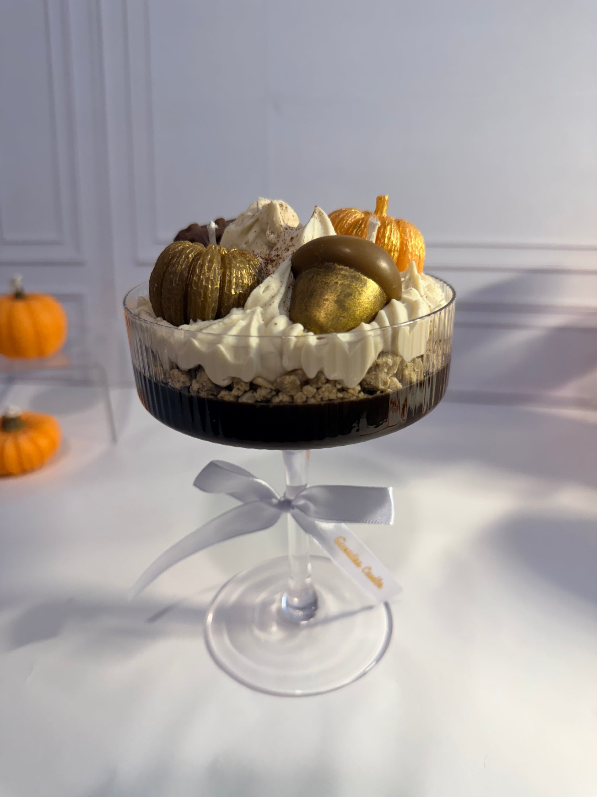 Tall Autumn Ice Cream Sundae